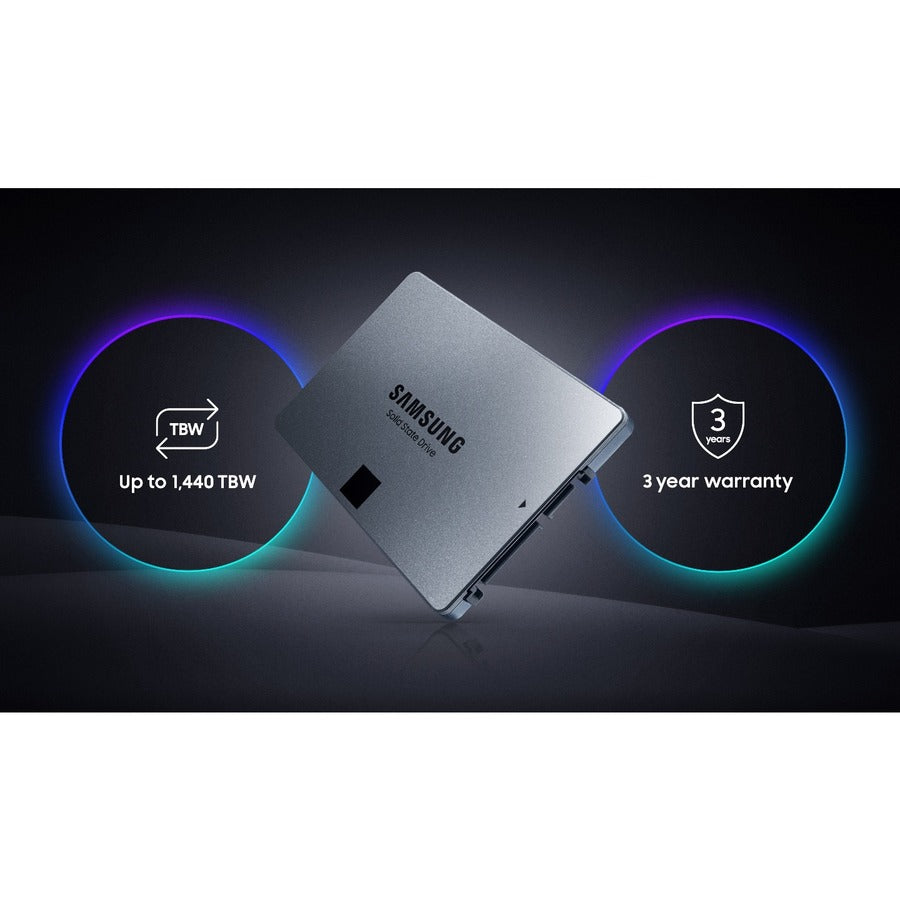 Samsung 870 QVO MZ-77Q4T0B/AM 4 TB Solid State Drive - 2.5 Internal - SATA (SATA/600)"