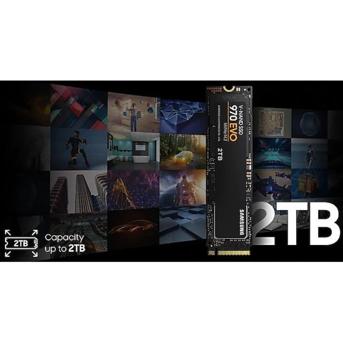 Samsung 970 EVO MZ-V7E2T0BW 2 TB Solid State Drive - M.2 2280 Internal - PCI Express (PCI Express 3.0 x4)