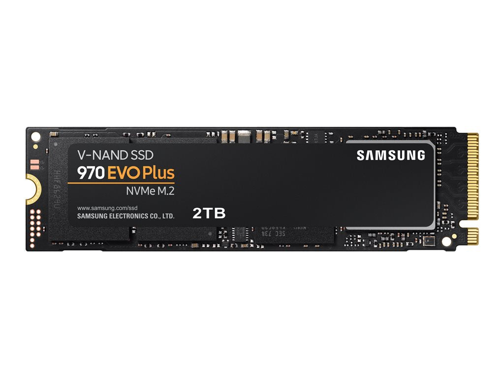Samsung 970 EVO Plus MZ-V7S2T0 - SSD - encrypted - 2 TB - internal - M.2 2280 - PCIe 3.0 x4 (NVMe) - buffer: 2 GB -