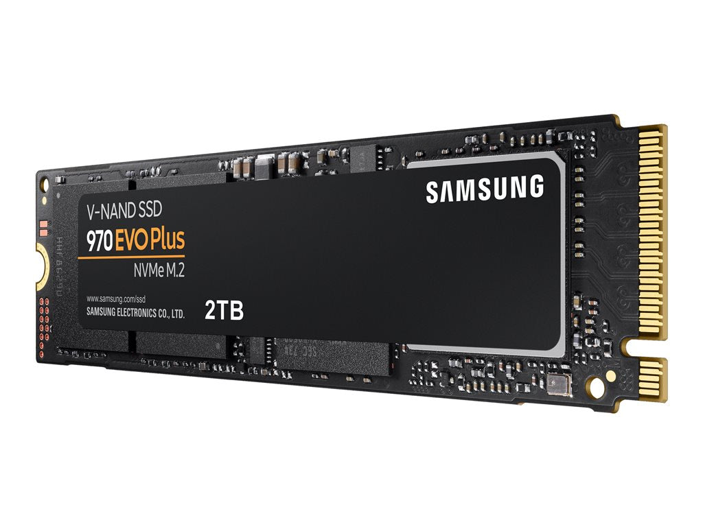Samsung 970 EVO Plus MZ-V7S2T0 - SSD - encrypted - 2 TB - internal - M.2 2280 - PCIe 3.0 x4 (NVMe) - buffer: 2 GB -