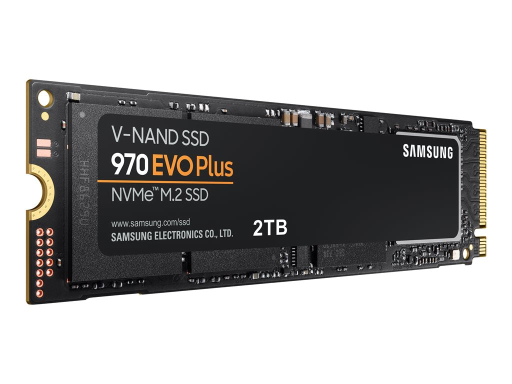 Samsung 970 EVO Plus MZ-V7S2T0BW - SSD - encrypted - 2 TB - internal - M.2 2280 - PCIe 3.0 x4 (NVMe) - buffer: 2 GB -