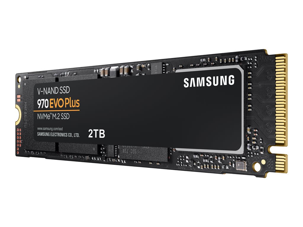 Samsung 970 EVO Plus MZ-V7S2T0BW - SSD - encrypted - 2 TB - internal - M.2 2280 - PCIe 3.0 x4 (NVMe) - buffer: 2 GB -