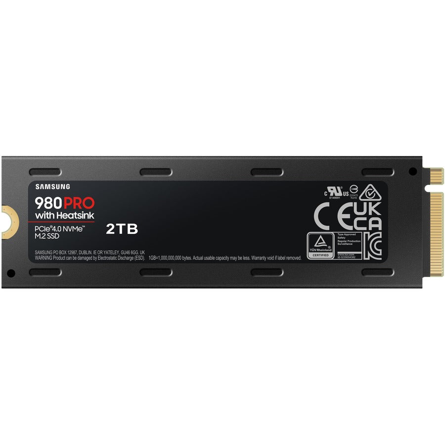 Samsung 980 PRO MZ-V8P1T0CW 1 TB Solid State Drive - M.2 2280 Internal - PCI Express NVMe (PCI Express NVMe 4.0 x4)