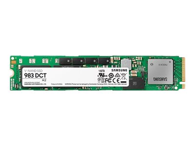 Samsung 983 DCT MZ-1LB960NE - SSD - encrypted - 1.9 TB - internal - M.2 22110 - PCIe 3.0 x4 (NVMe) - buffer: 3 GB -