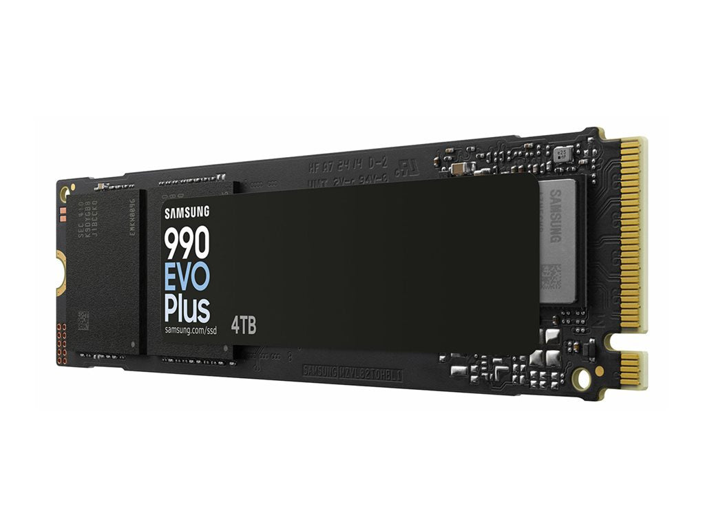 Samsung 990 EVO Plus MZ-V9S4T0 - SSD - encrypted - 4 TB - internal - M.2 2280 - PCIe 5.0 x2 (NVMe) - 256-bit AES - TCG