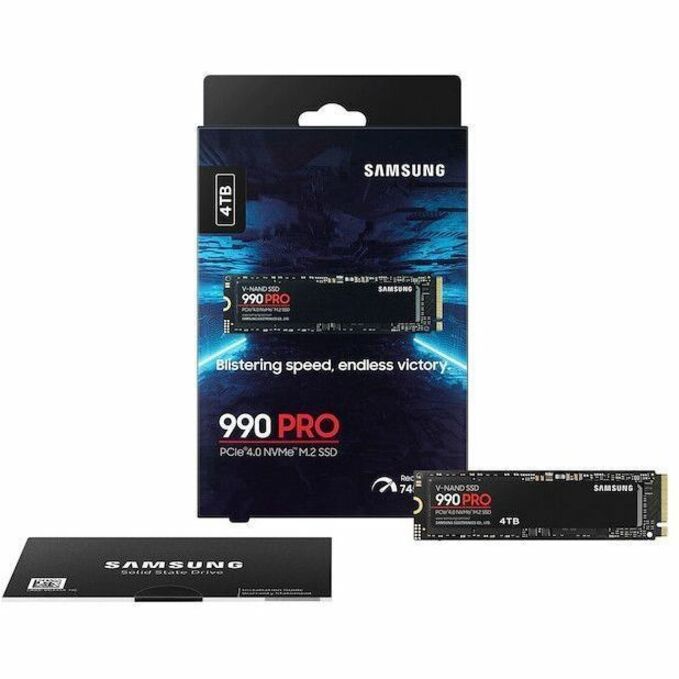 Samsung 990 PRO 4 TB Solid State Drive - M.2 2280 Internal - PCI Express NVMe (PCI Express