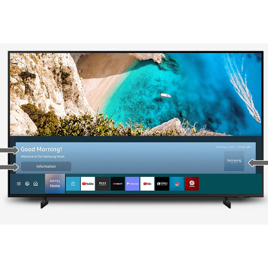 Samsung AU8000 HG43AU800NF 43 Smart LED-LCD TV - 4K UHDTV - Black" HG43AU800NFXZA