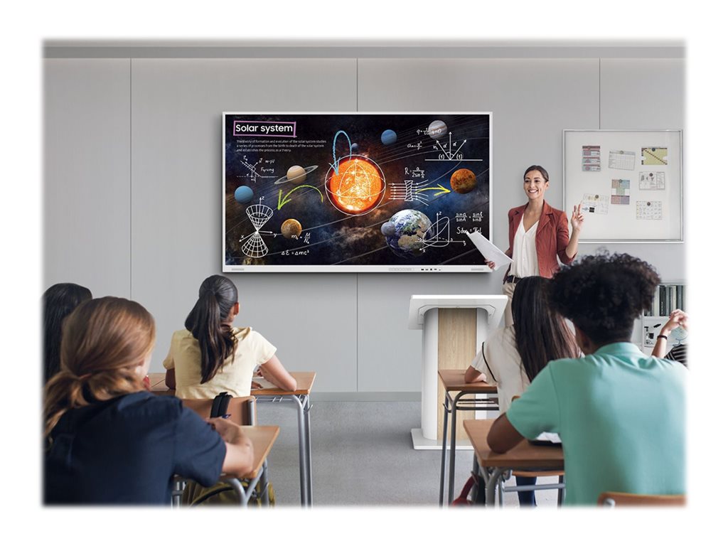 Samsung Advanced Digital Whiteboard WM85B - 85 Diagonal Class WMB Series LED-backlit LCD display - interactive digital signage