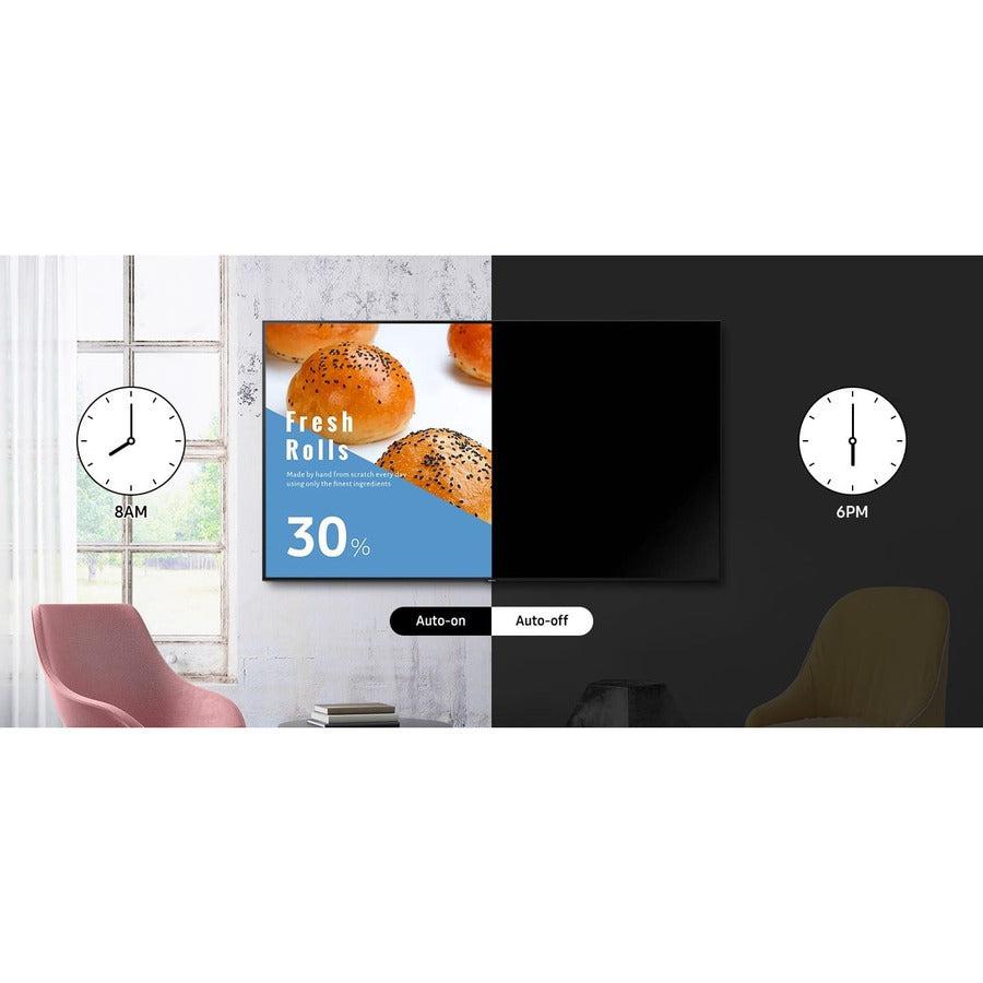 Samsung Be55T-H Signage Display Digital Signage Flat Panel 139.7 Cm (55") Led Wi-Fi 250 Cd/M² 4K Ultra Hd Grey 16/7