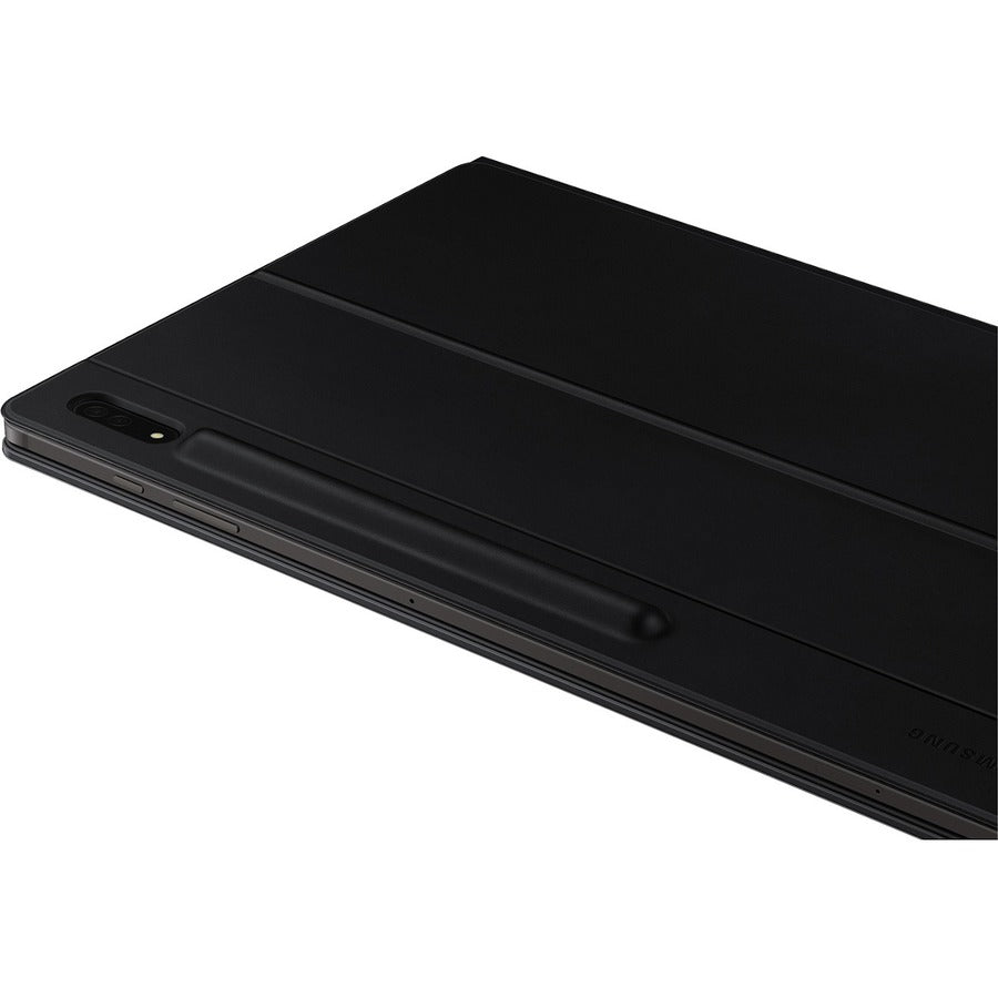 Samsung Book Cover Keyboard/Cover Case (Book Fold) Samsung Galaxy Tab S8 Ultra Tablet - Black EF-DX900UBEGUJ