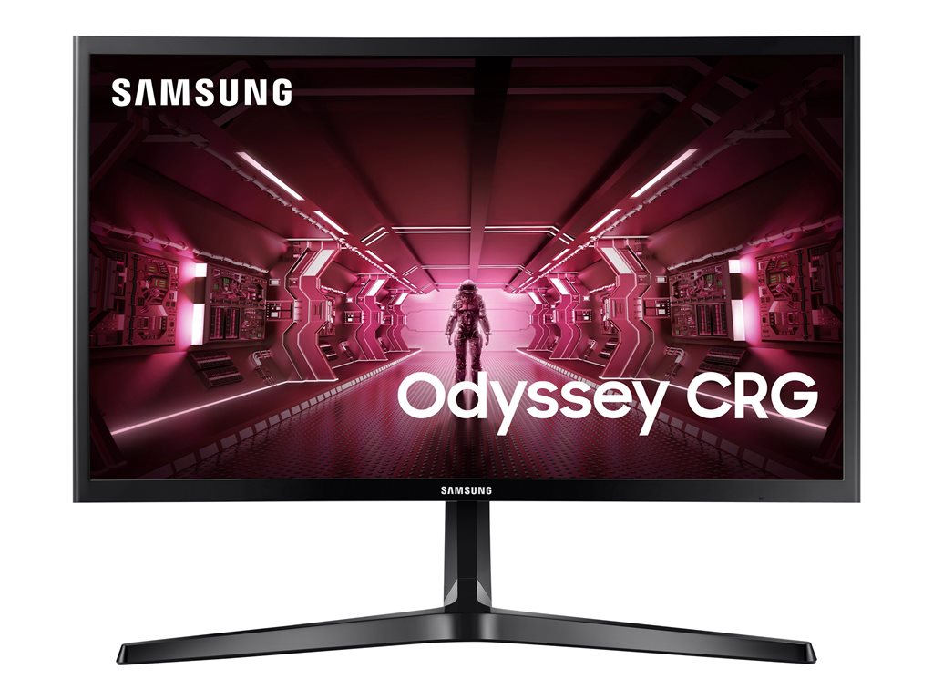 Samsung C24RG50FQN - CRG5 Series - LED monitor - curved - 24 (23.5" viewable) - 1920 x 1080 Full HD (1080p) @ 144 Hz -