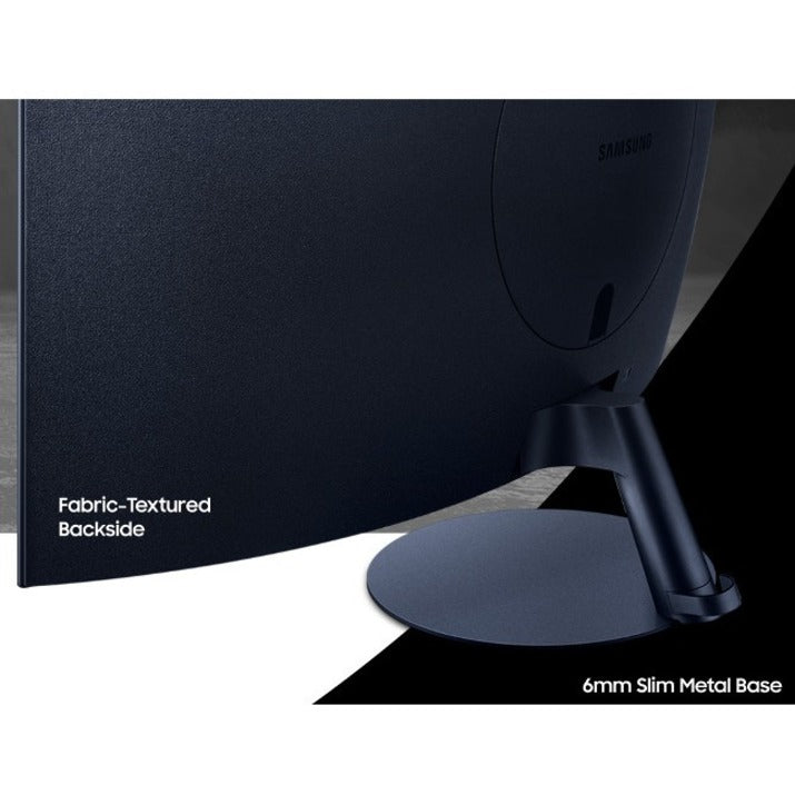 Samsung C27T550FDN 27 Class Full HD Curved Screen Gaming LCD Monitor - 16:9 - Dark Blue Gray" LC27T550FDNXZA