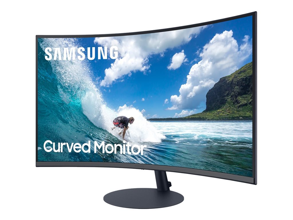Samsung C32T550FDN - T55 Series - LED monitor - curved - 32 - 1920 x 1080 Full HD (1080p) @ 75 Hz - VA - 250 cd/mï¿½ -