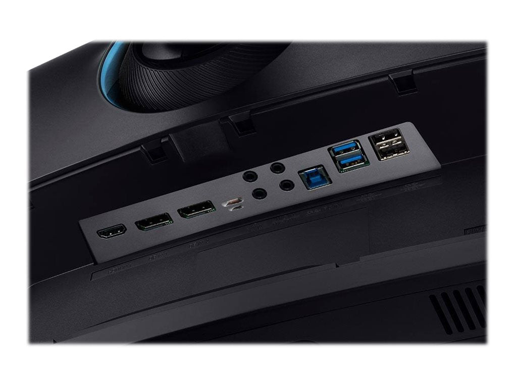 Samsung C49RG90SSN - CRG9 Series - QLED monitor - curved - 49 (48.8" viewable) - 5120 x 1440 Dual Quad HD @ 120 Hz - VA