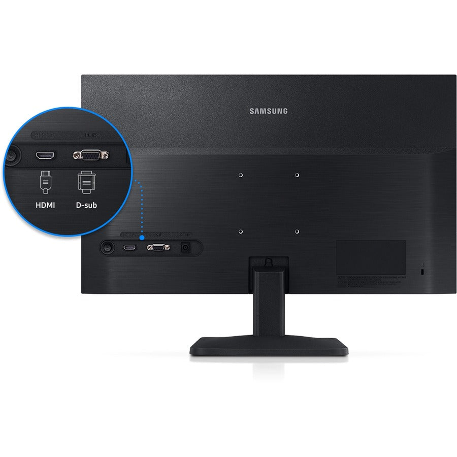 Samsung Essential S24A338NHN 24 Class Full HD LCD Monitor - 16:9 - Black" LS24A338NHNXZA
