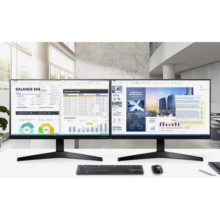 Samsung F22T374FWN 22 Class Full HD LCD Monitor - 16:9 - Black" LF22T374FWNXGO