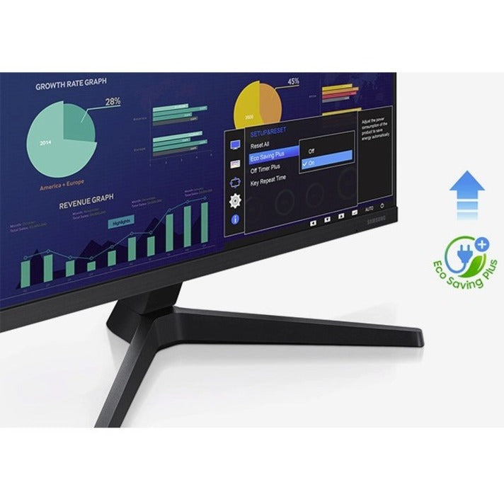 Samsung F22T374FWN 22 Class Full HD LCD Monitor - 16:9 - Black" LF22T374FWNXGO