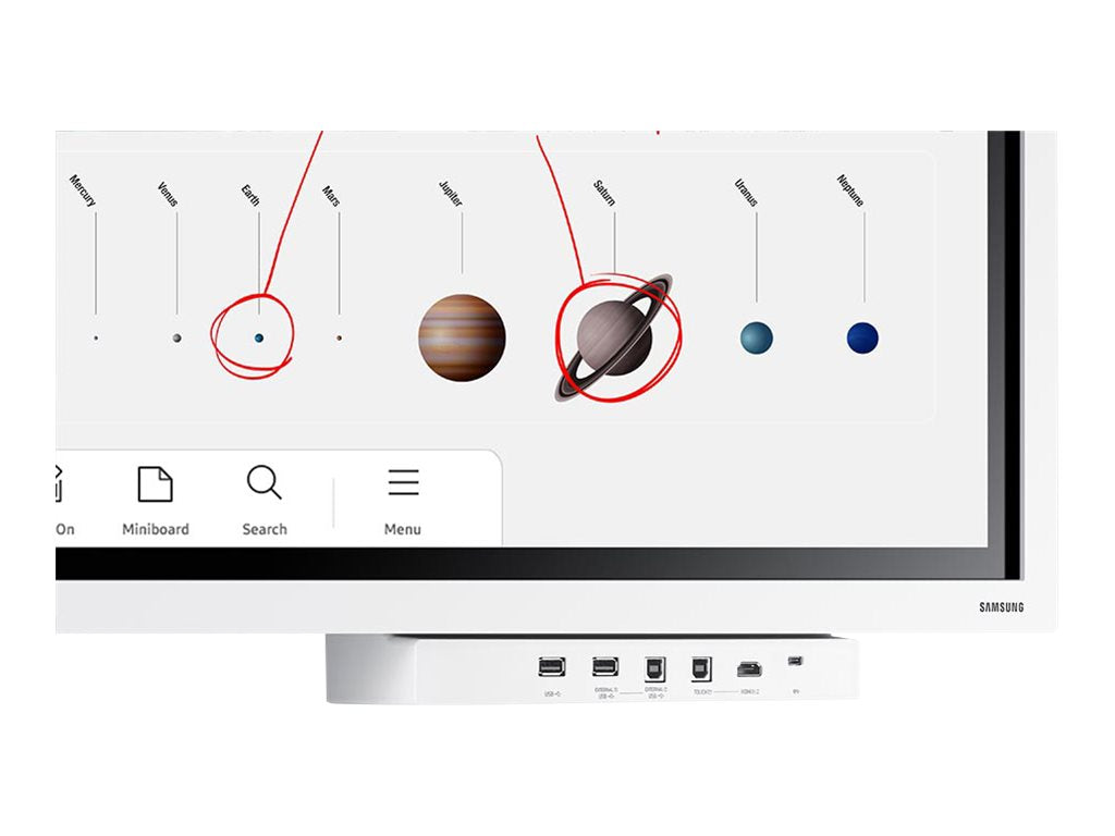 Samsung Flip Pro WM55B - 55 Diagonal Class WMB Series LED-backlit LCD display - education / business - with touchscreen (multi