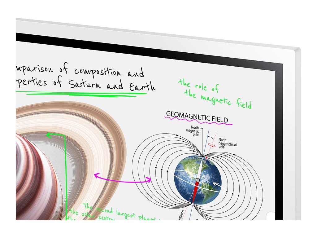 Samsung Flip Pro WM55B - 55 Diagonal Class WMB Series LED-backlit LCD display - education / business - with touchscreen (multi