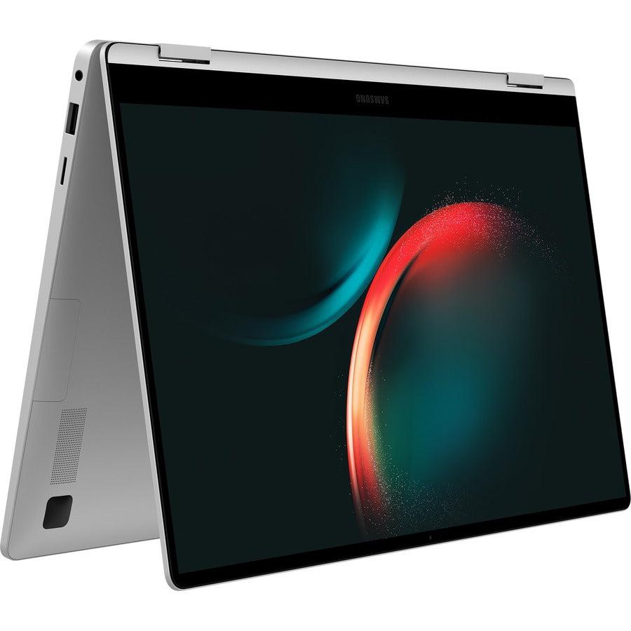 Samsung Galaxy Book3 360 NP754QFG-KB1US 15.6" Touchscreen Convertible 2 in 1 Notebook - Full HD - 1920 x 1080 - Intel Core i7 13th Gen i7-1360P 2.20 GHz - Intel Evo Platform - 16 GB Total RAM - 16 GB On-board Memory - 512 GB SSD - Silver
