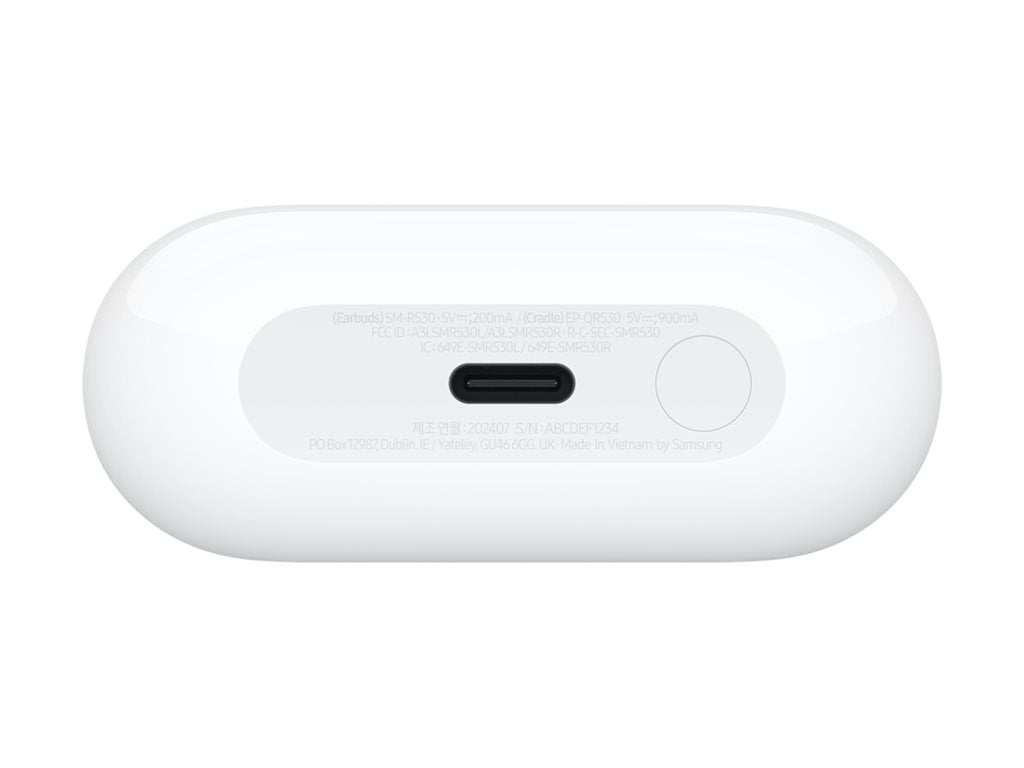 Samsung Galaxy Buds3 - True wireless earphones with mic - in-ear - Bluetooth - active noise canceling - white SM-R530NZWAXAR