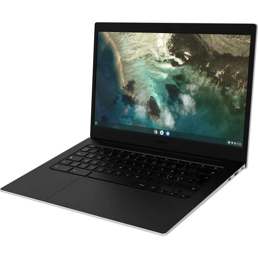 Samsung Galaxy Chromebook Go XE345XDA-MA1TM LTE 14 Chromebook - HD - 1366 x 768 - Intel Celeron N4500 1.10 GHz - 4 GB Total RAM - 4 GB On-board Memory - 32 GB Flash Memory - Silver"