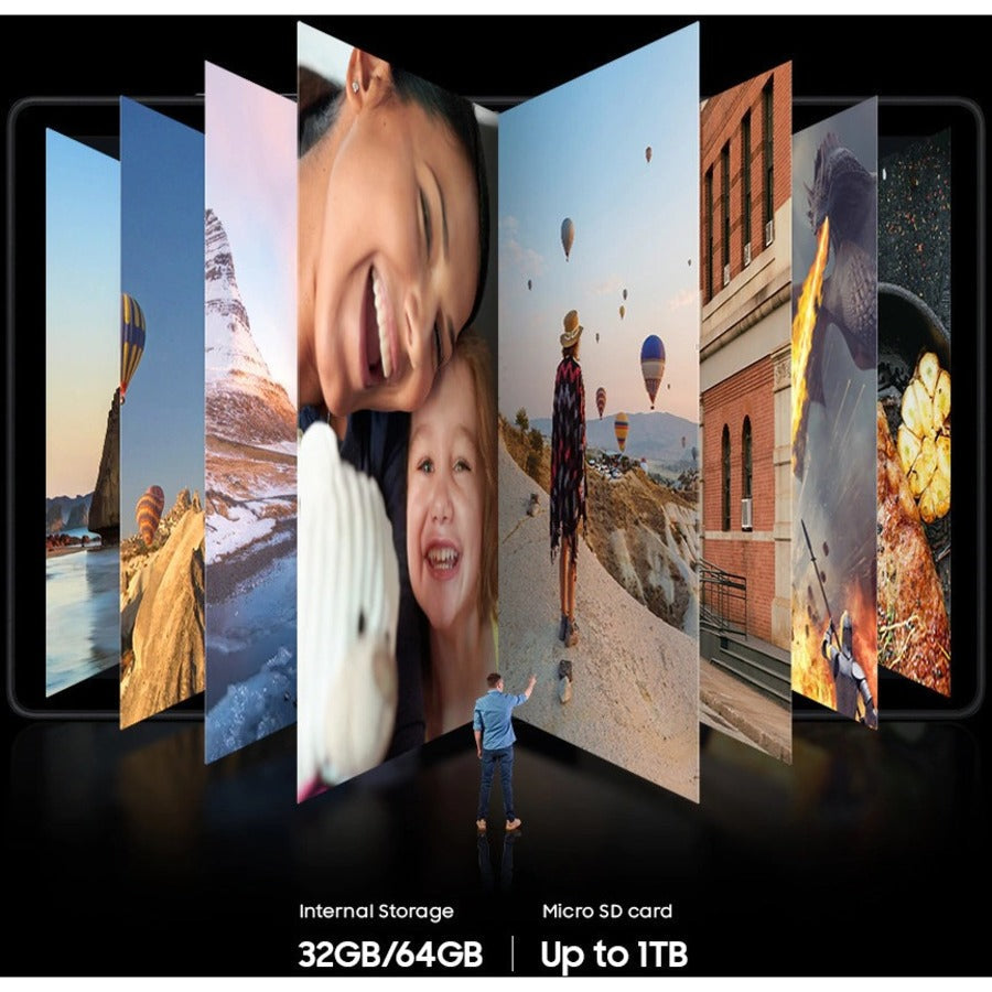 Samsung Galaxy Tab A7 SM-T500 Tablet - 10.4 WUXGA+ - Qualcomm SM6115 Snapdragon 662 - 3 GB - 32 GB Storage - Android 10 - Dark Gray" SM-T500NZAAXAR