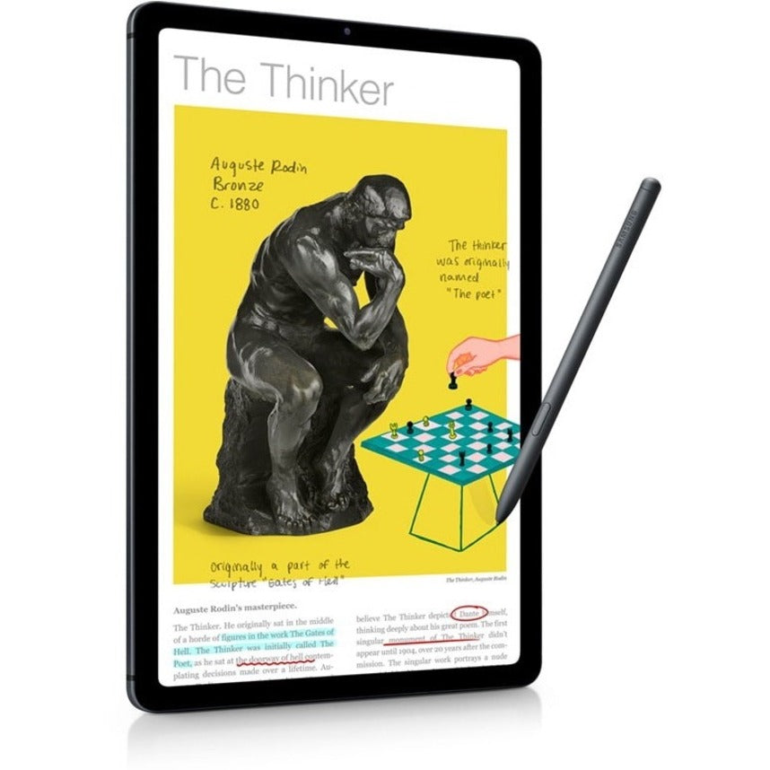 Samsung Galaxy Tab S6 Lite (2022 Edition) Sm-P613 Tablet - 10.4" Wuxga+ - Octa-Core (Kryo 465 Gold Dual-Core (2 Core) 2.30 Ghz + Kryo 465 Silver Hexa-Core (6 Core) 1.80 Ghz) - 4 Gb Ram - 128 Gb Storage - Android 12 - Oxford Gray