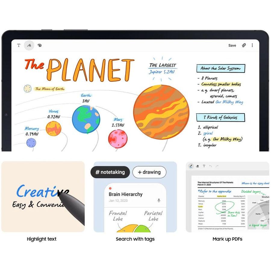 Samsung Galaxy Tab S6 Lite Sm-P610N 64 Gb 26.4 Cm (10.4") Samsung Exynos 4 Gb Wi-Fi 5 (802.11Ac) Android 10 Black