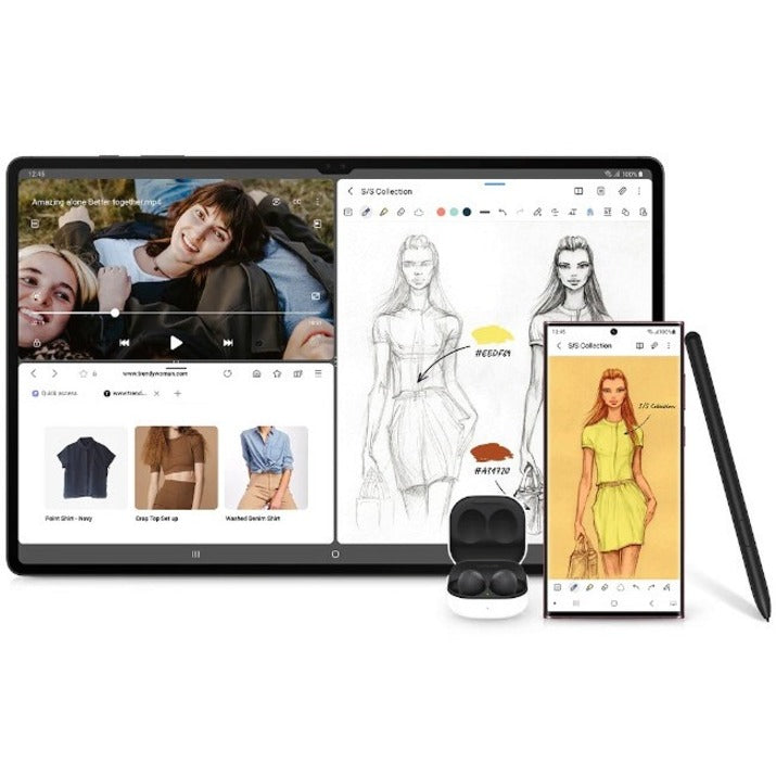 Samsung Galaxy Tab S8 Sm-X700N 128 Gb 27.9 Cm (11") Qualcomm Snapdragon Wi-Fi 6E (802.11Ax) Graphite