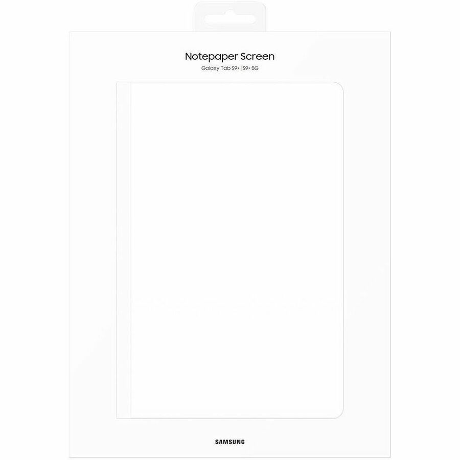 Samsung Galaxy Tab S9+ NotePaper Screen Panel White - For 12.4" Widescreen LCD Tablet -