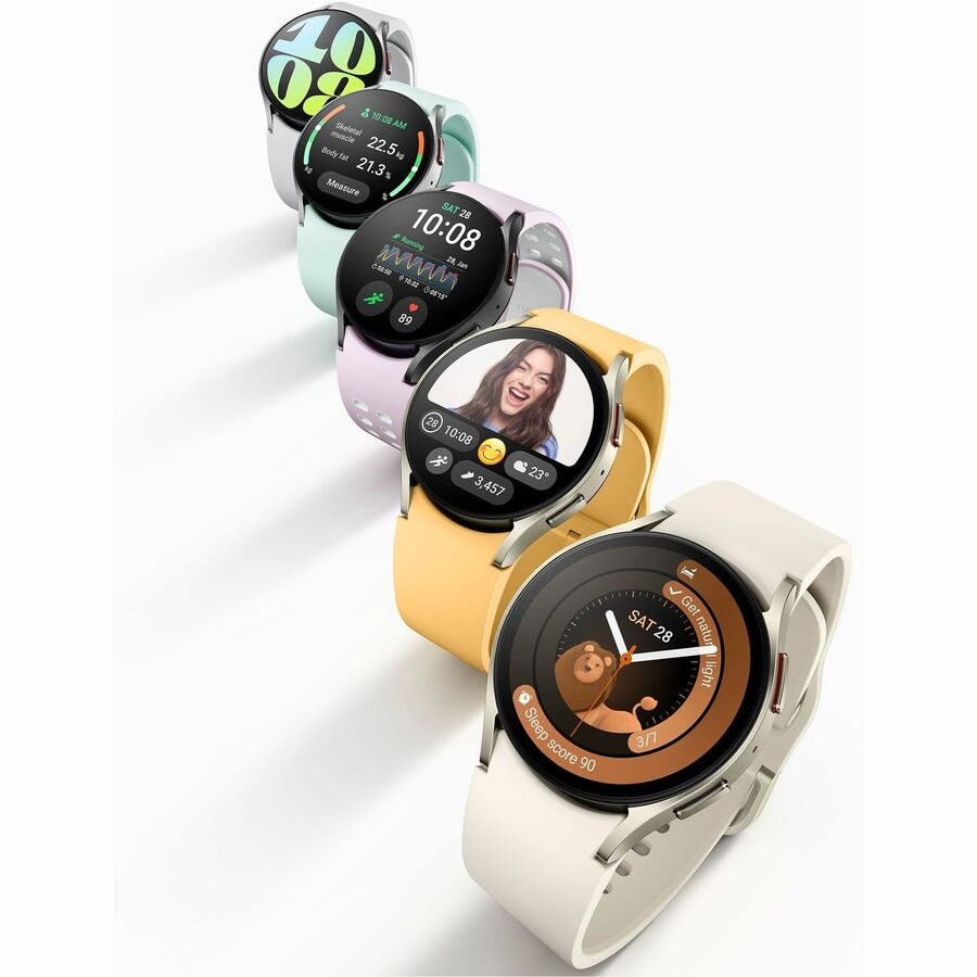 Samsung Galaxy Watch6, 40mm, Gold, LTE - Circular - 40 mm - Bluetooth - Gold - LTE