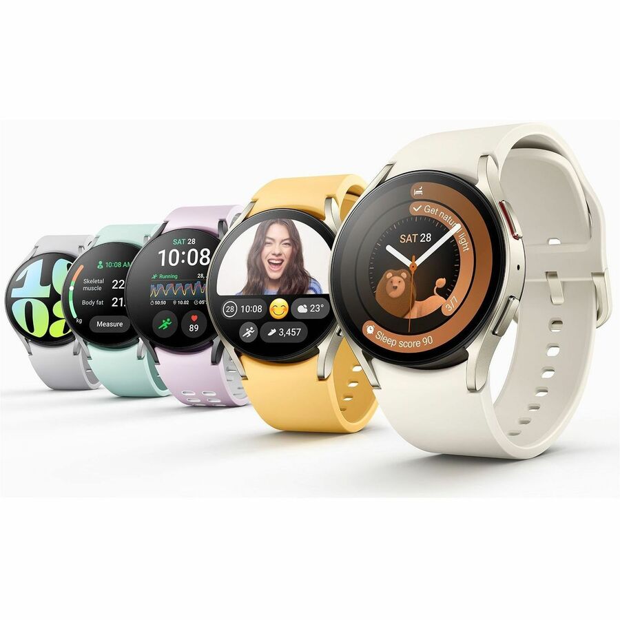 Samsung Galaxy Watch6, 40mm, Gold, LTE - Circular - 40 mm - Bluetooth - Gold - LTE