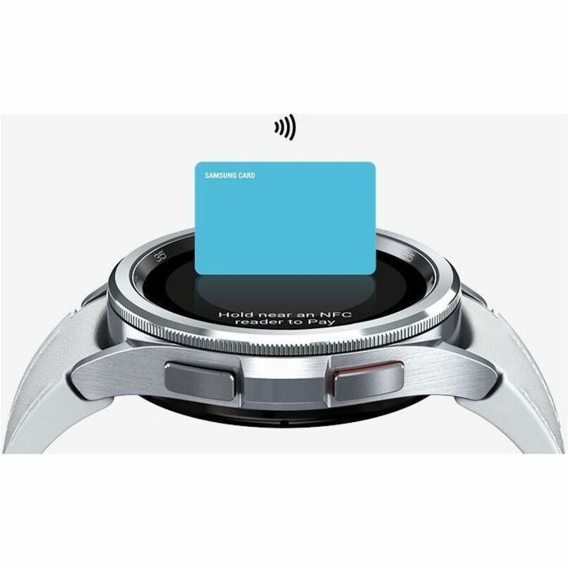 Samsung Galaxy Watch6 Classic Smart Watch - 47 mm - Bluetooth - Silver - Wireless LAN