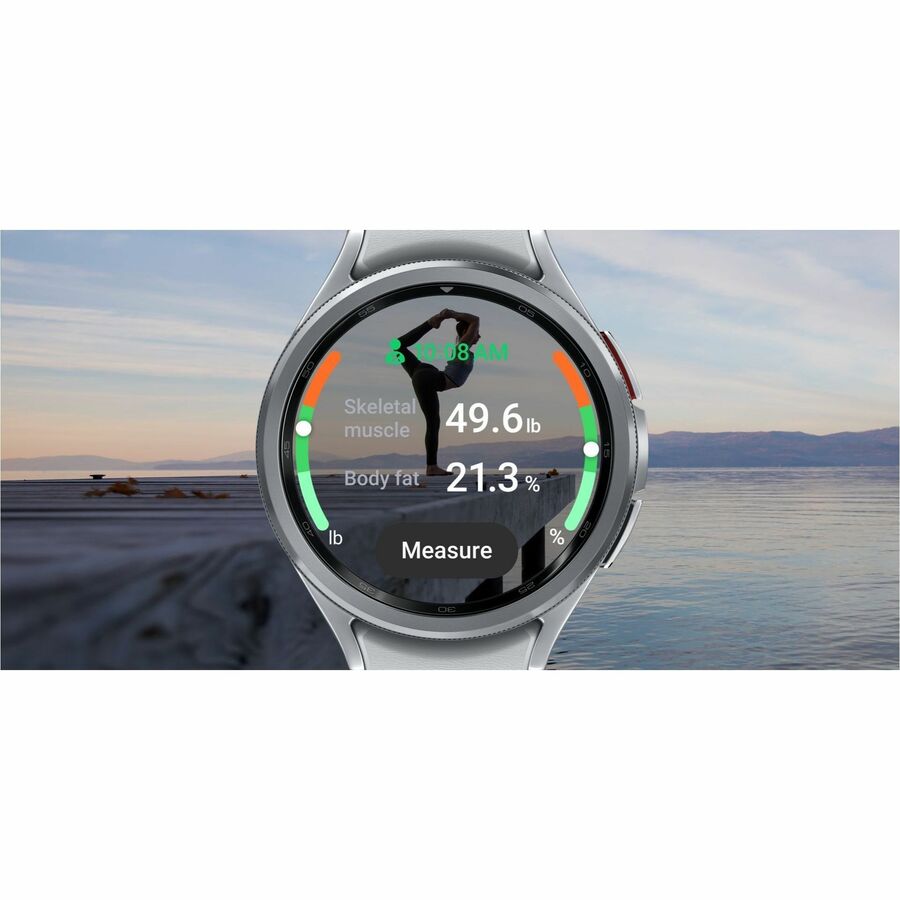 Samsung Galaxy Watch6 Classic Smart Watch - 47 mm - Bluetooth - Silver - Wireless LAN
