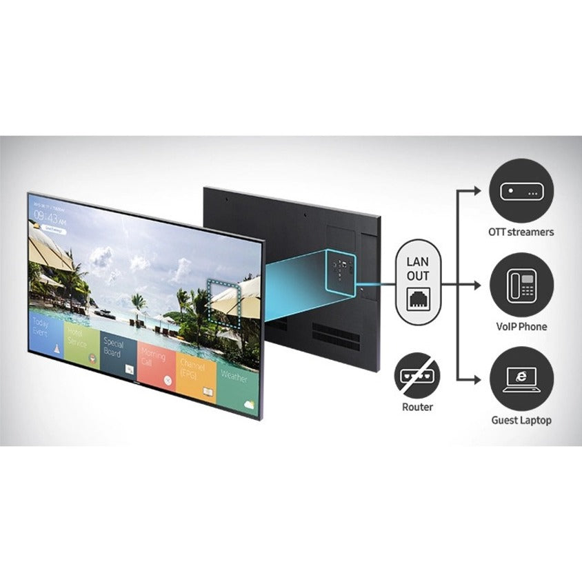 Samsung-IMSourcing 690 HG24NE690AF 24 Smart LED-LCD TV - HDTV - Black" HG24NE690AFXZA