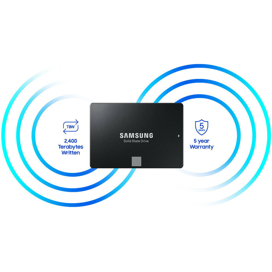 Samsung-IMSourcing 860 EVO 2 TB Solid State Drive - 2.5 Internal - SATA (SATA/600)" MZ-76E2T0B/AM