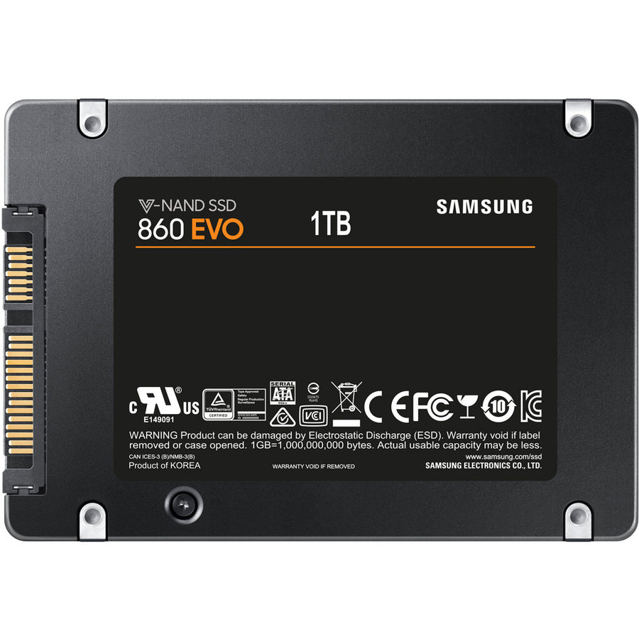 Samsung-IMSourcing 860 EVO MZ-76E1T0BW 1 TB Solid State Drive - 2.5 Internal - SATA (SATA/600)"