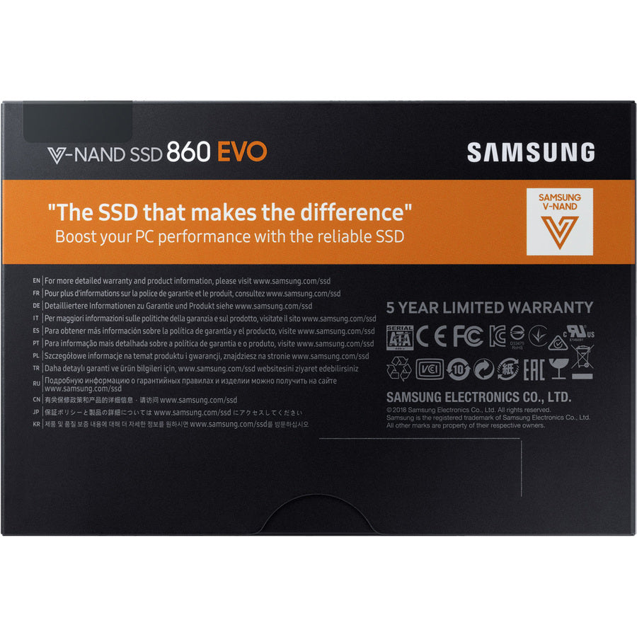 Samsung-IMSourcing 860 EVO MZ-76E1T0BW 1 TB Solid State Drive - 2.5 Internal - SATA (SATA/600)"