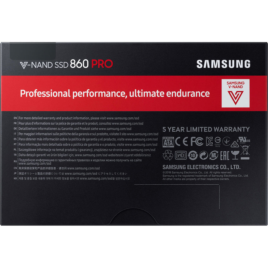 Samsung-IMSourcing 860 PRO MZ-76P256E 256 GB Solid State Drive - 2.5 Internal - SATA (SATA/600)"