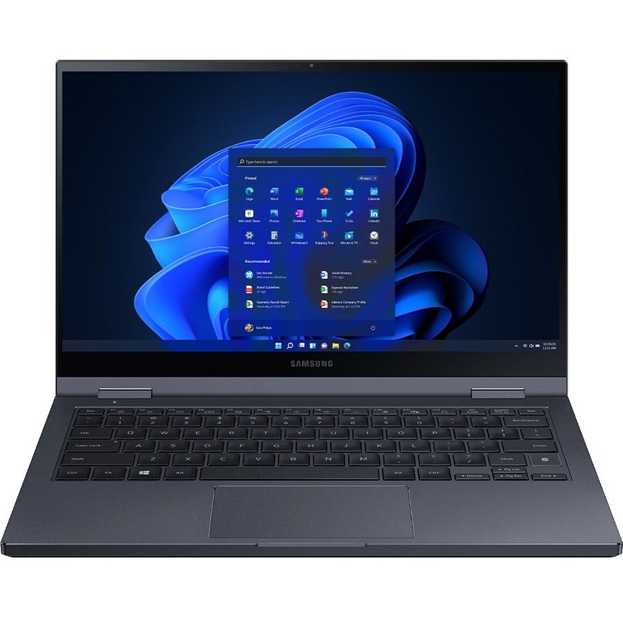 Samsung-IMSourcing Galaxy Book Flex2 Alpha NP730QDA-KA3US 13.3 Touchscreen Convertible 2 in 1 Notebook - Full HD - 1920 x 1080 - Intel Core i7 11th Gen i7-1165G7 2.80 GHz - 16 GB Total RAM - 512 GB SSD - Mystic Black"