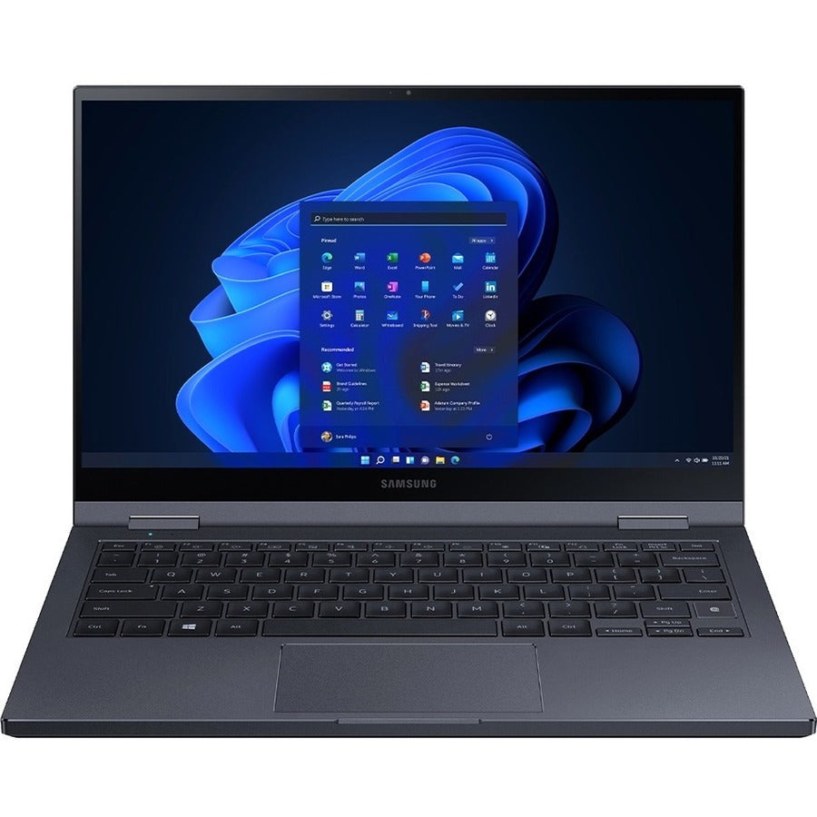 Samsung-IMSourcing Galaxy Book Flex2 Alpha NP730QDA-KA3US 13.3 Touchscreen Convertible 2 in 1 Notebook - Full HD - 1920 x 1080 - Intel Core i7 11th Gen i7-1165G7 2.80 GHz - 16 GB Total RAM - 512 GB SSD - Mystic Black"