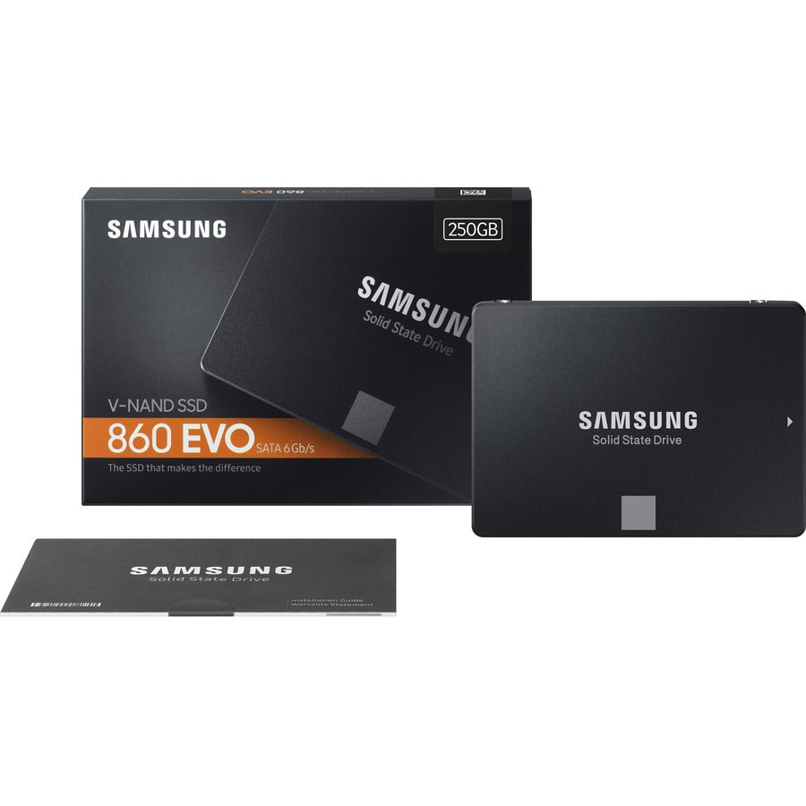 Samsung-IMSourcing 860 EVO MZ-76E250BW 250 GB Solid State Drive - 2.5 Internal - SATA (SATA/600)"