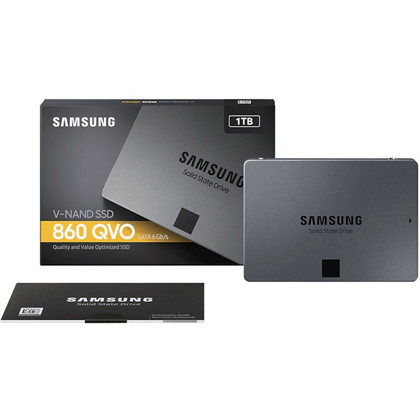 Samsung-IMSourcing 860 QVO MZ-76Q1T0B/AM 1 TB Solid State Drive - 2.5 Internal - SATA (SATA/600)"