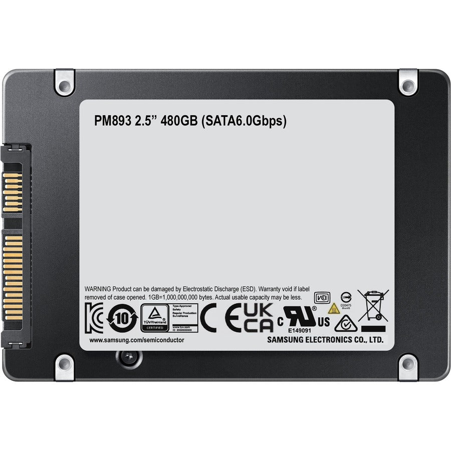 Samsung-Imsourcing Pm893 480 Gb Solid State Drive - 2.5" Internal - Sata (Sata/600)