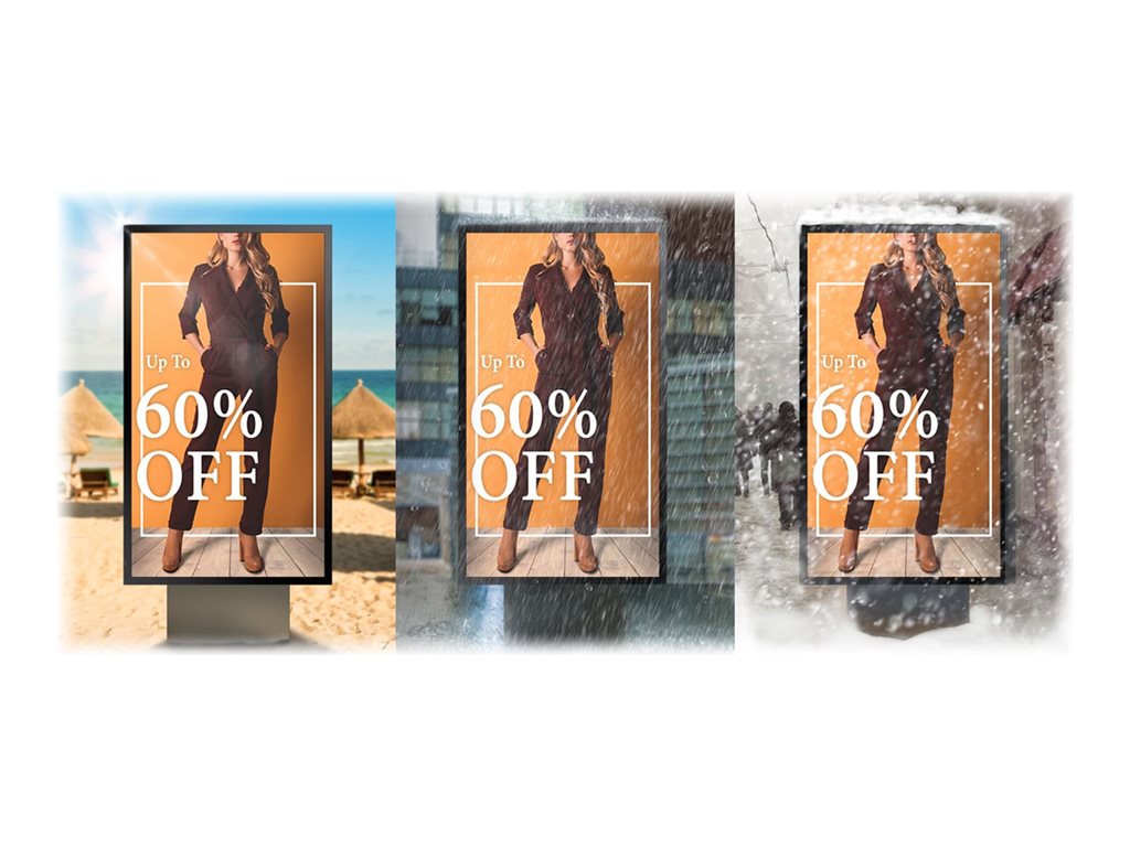 Samsung OH55A-S2 - 55 Diagonal Class LED-backlit LCD display - digital signage outdoor - full sun 1920 x 1080"