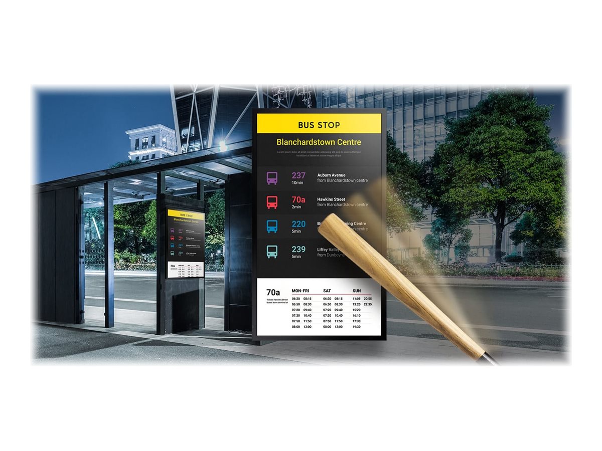 Samsung OH55A-S2 - 55 Diagonal Class LED-backlit LCD display - digital signage outdoor - full sun 1920 x 1080"