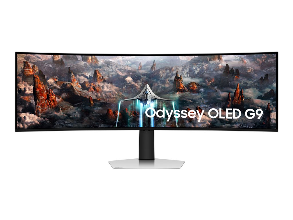 Samsung Odyssey OLED G9 S49CG934SN - G93SC Series - OLED monitor - gaming - curved - 49 - 5120 x 1440 Dual Quad HD @ 240 Hz -