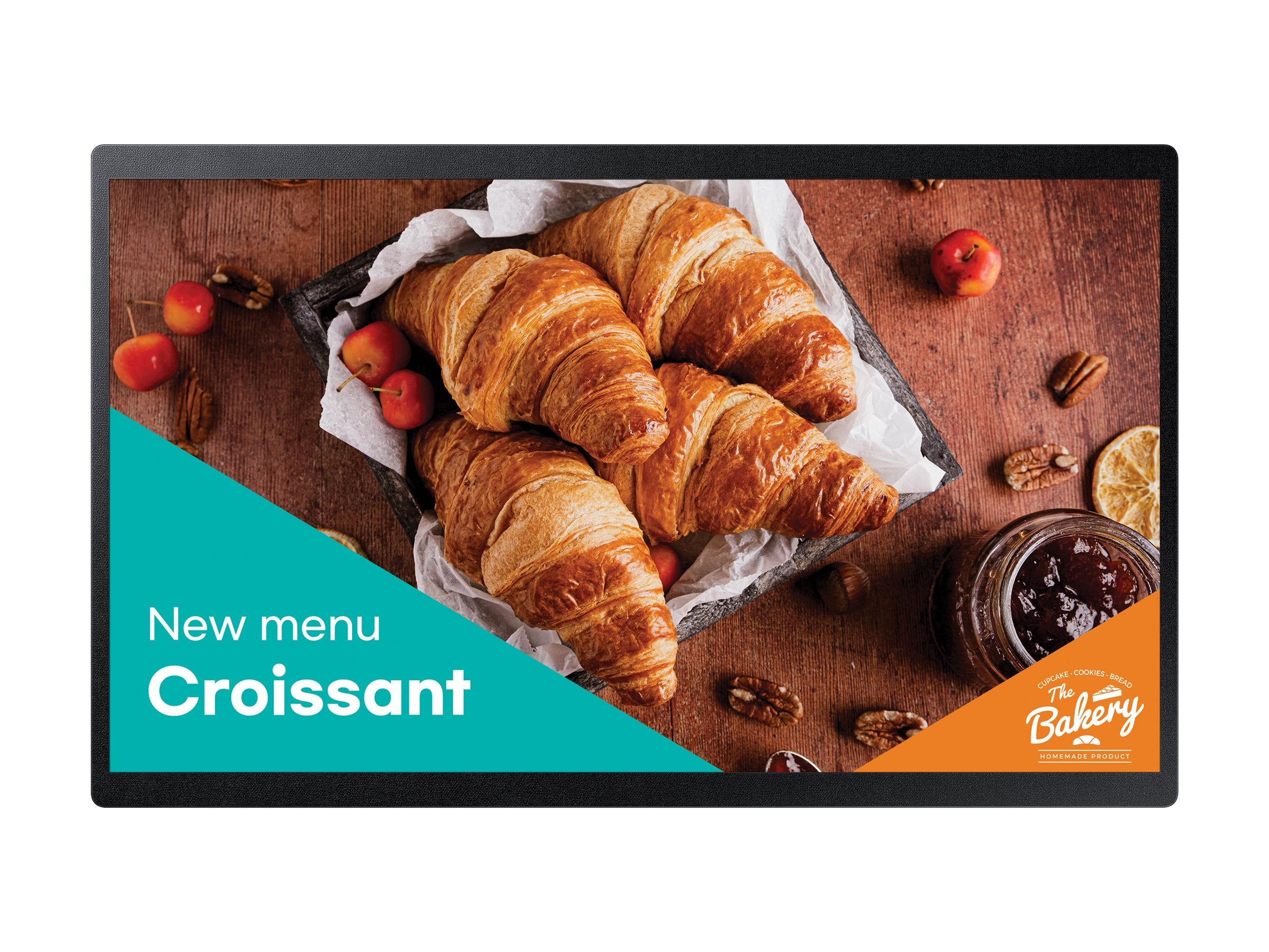 Samsung QB24C - 24 Diagonal Class (23.8" viewable) - QBC Series LED-backlit LCD display - digital signage - Tizen OS - 1080p