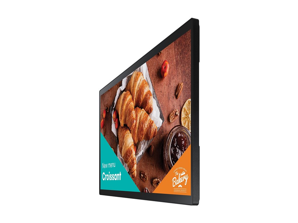 Samsung QB24C-T - 24 Diagonal Class (23.8" viewable) - QBC-T Series LED-backlit LCD display - interactive digital signage - with